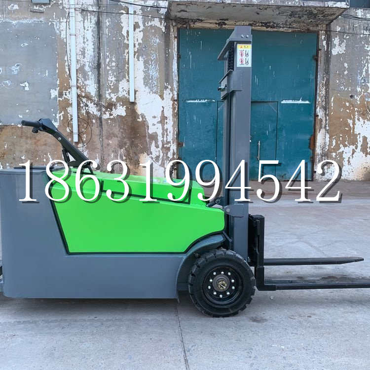 乌兰察布市小型电动叉车1吨2吨步行站驾式电瓶堆高充电装卸车液压升降车铲车